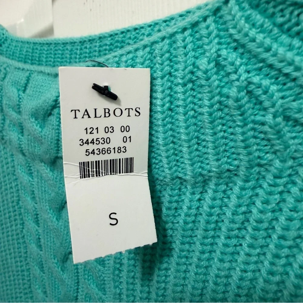 Talbots cableknit lambswool